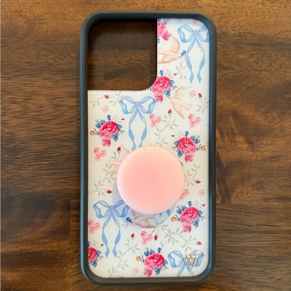 Lovey Dovey Wildflower 14 pro max case